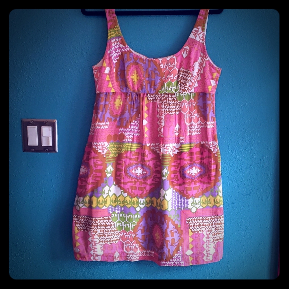 Pink retro dress